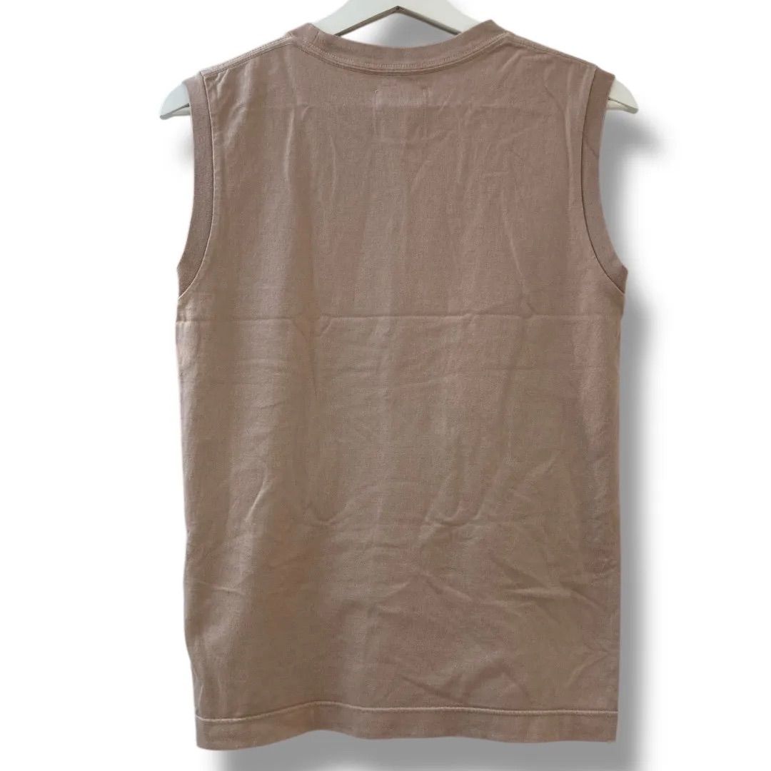 NOUNLESS ナウンレス BOTAMICAL DYE TANK TOP サイズ1 ベージュ 綿