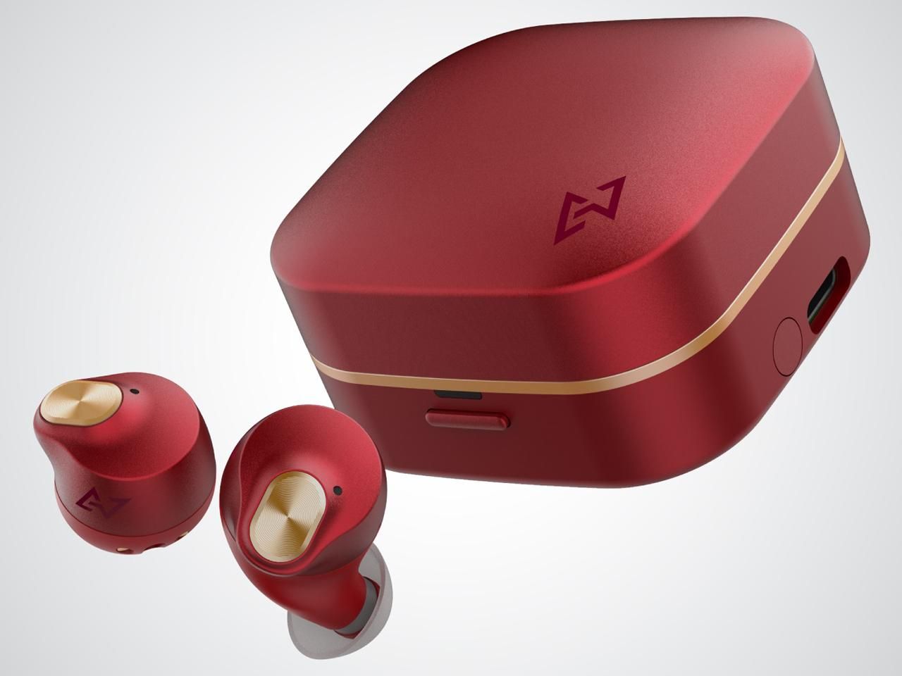 4営業日で発送 AVIOT TEQ3RD 完全ワイヤレスイヤホン Red Spinel TE-Q3-RD ワイヤレス 左右分離 ノイズキャンセリング対応 Bluetooth対応