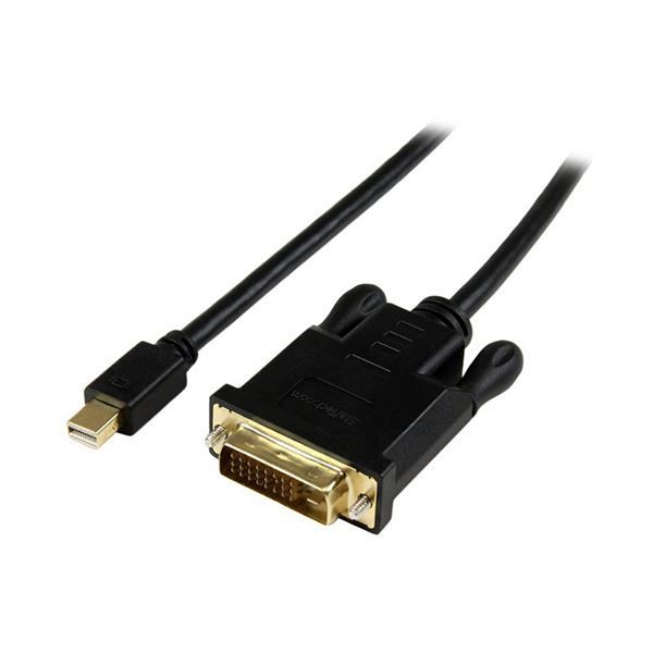まとめ StarTech.com Mini DisplayPort-DVI変換アクティブアダプタケーブル ブラック 91cm オス オス1920×1200 MDP2DVIMM3BS 1本 ×3セット