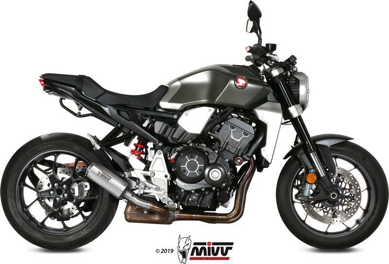 MIVV / ミヴ SPORT M3 SLIP-ON Muffler STAINLESS STEEL for HONDA CB 1000 R 2018 ECE approved (Euro4)  | H.068.LM3X