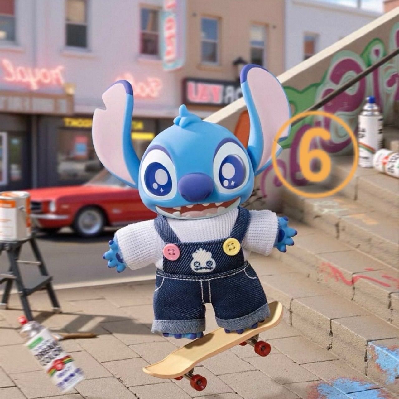 ♡﻿reomaru3♡　上海ディズニー　パジャマシリーズ　6点 ノーマル6種 海外限定 TOPTOY スティッチ パジャマ スクランプ