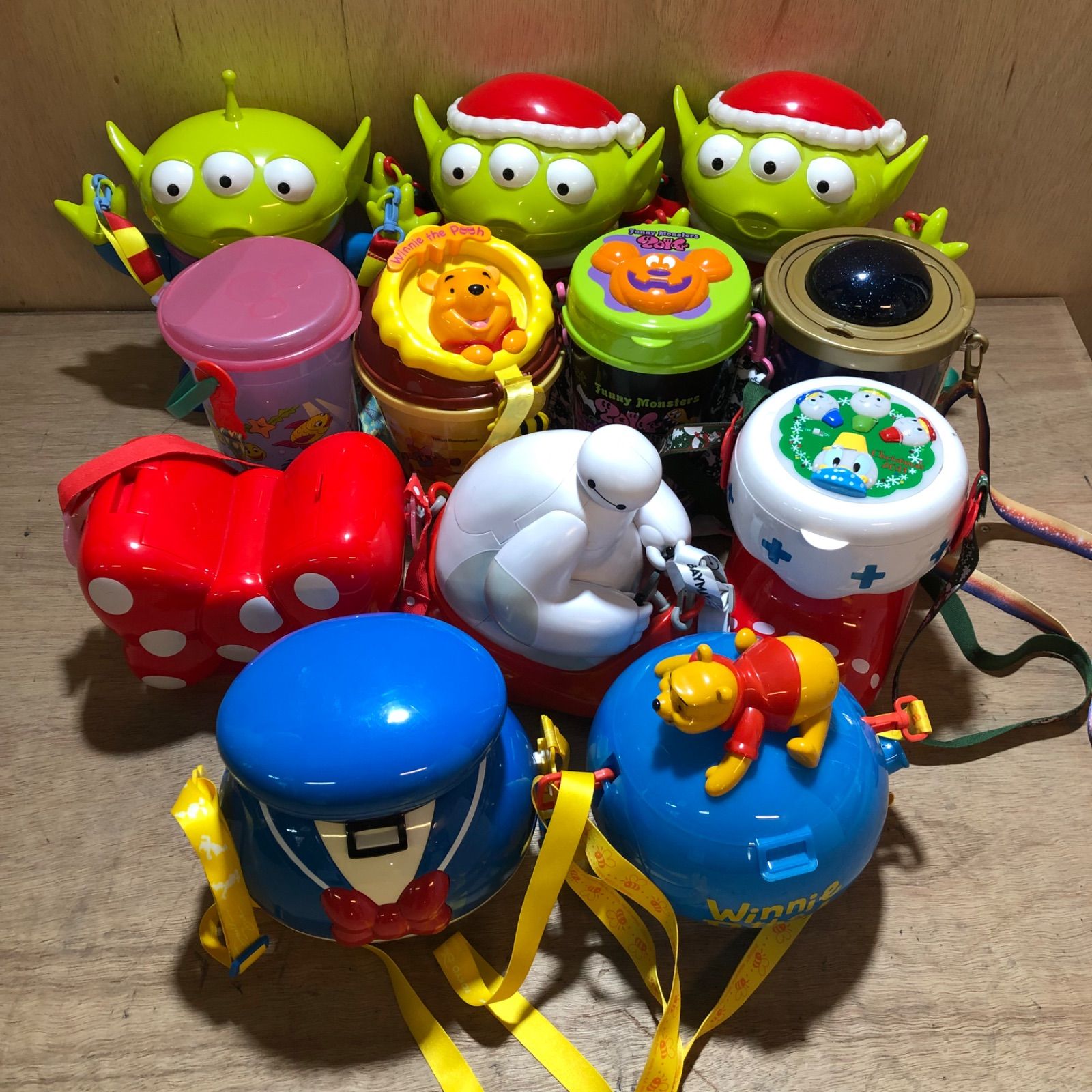 ディズニー　ポップコーンバケット　まとめ売り ☆ディズニー ポップコーンバケット 12点 まとめ売り サンタ