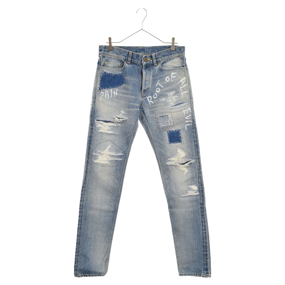 MINDSEEKER (マインドシーカー) 22SS TICKET PATCH CRASH DENIM パッチ