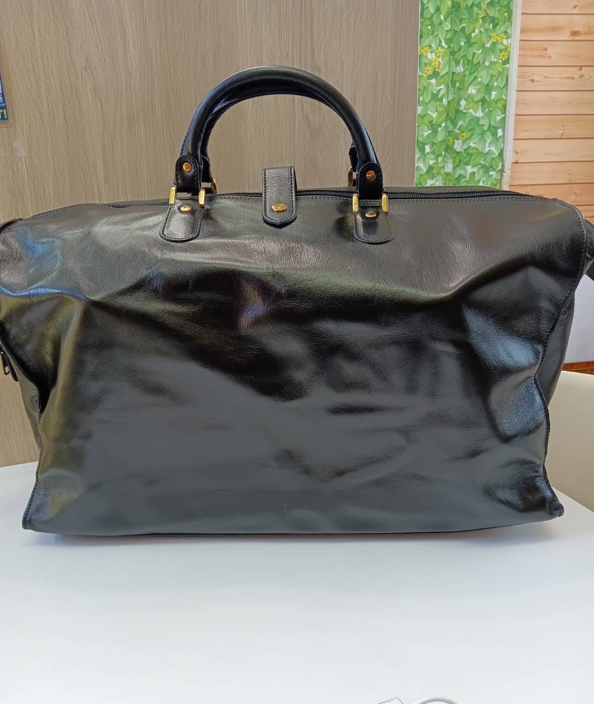 バッグ 【品】 GOLD PFEILゴールドファイル ボストンバッグ 黒ブラック 