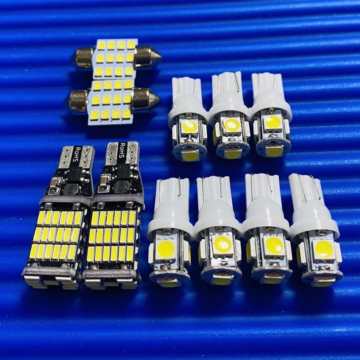 爆光11点セット! L375/385S タントカスタム ダイハツ T10 LED ルームランプ ポジション ナンバー灯 バックランプ ホワイト カー用品  パーツ - メルカリ