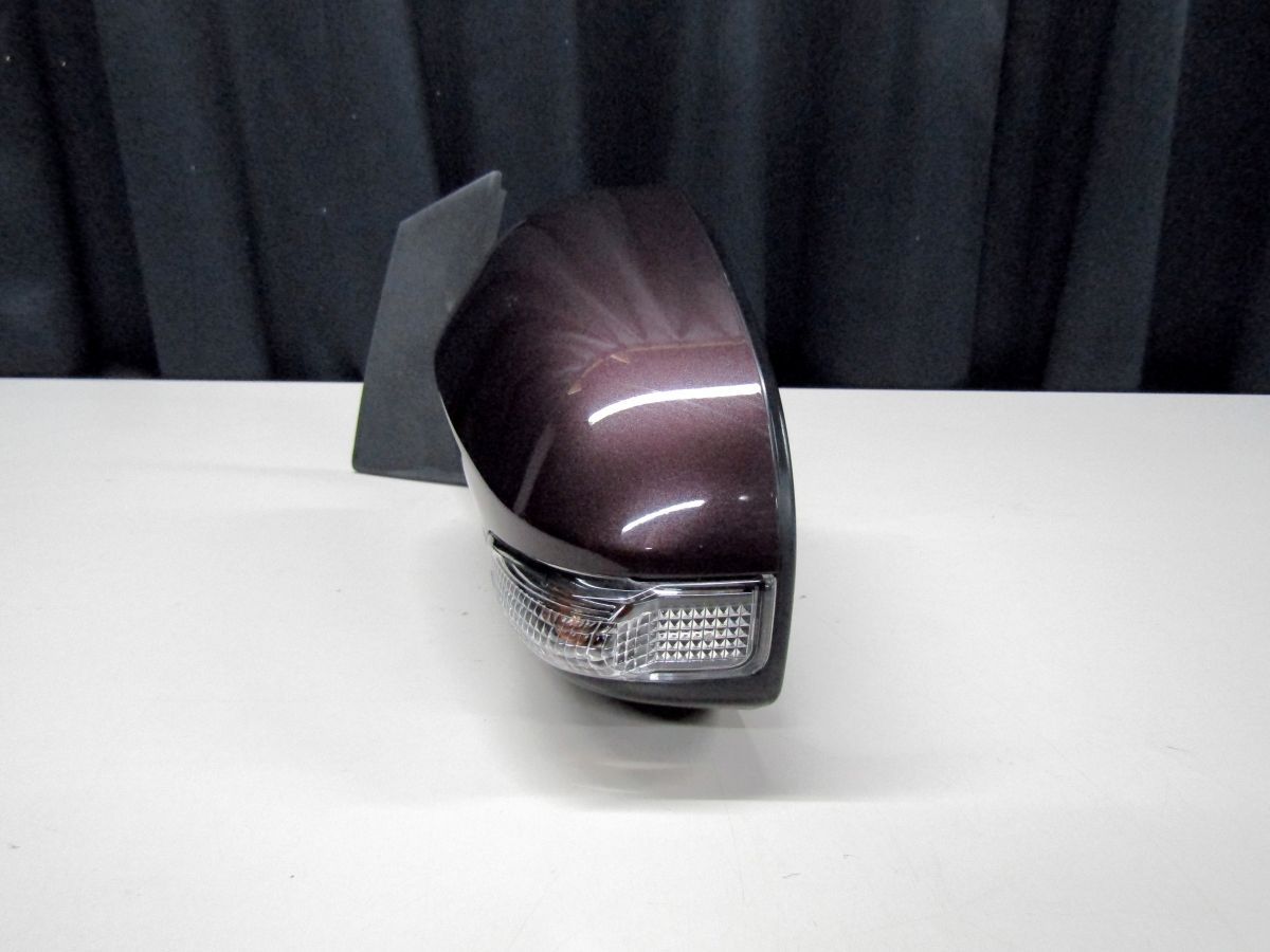トヨタ NHP10 アクア 前期 純正 左 ドアミラー 7P ブラウン 9AH 87940-52D50 助手席側