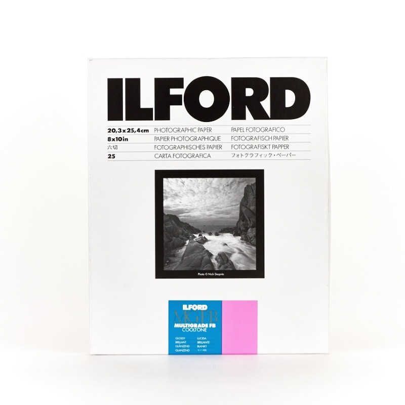 未開梱 イルフォード マルチグレードＦＢクールトーン １Ｋ Ｇｌｏｓｓｙ 光沢 六切 ８Ｘ１０インチ ２５枚入 MGFBCT 1K 8X10 25 BX