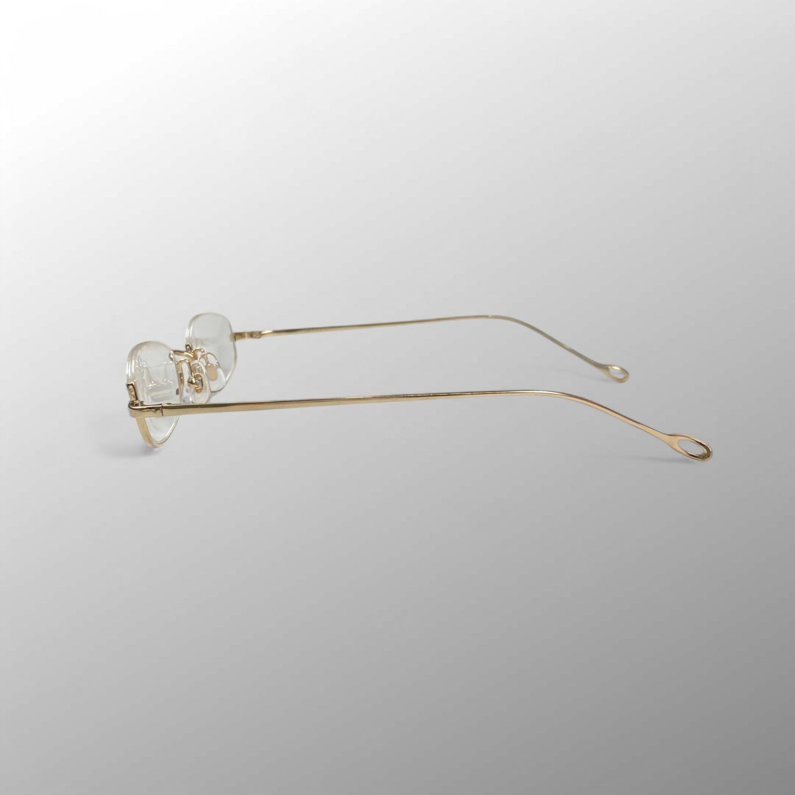 金子眼鏡　井戸多美男作　T469 井戸多美男作 T469 アンティークシルバー