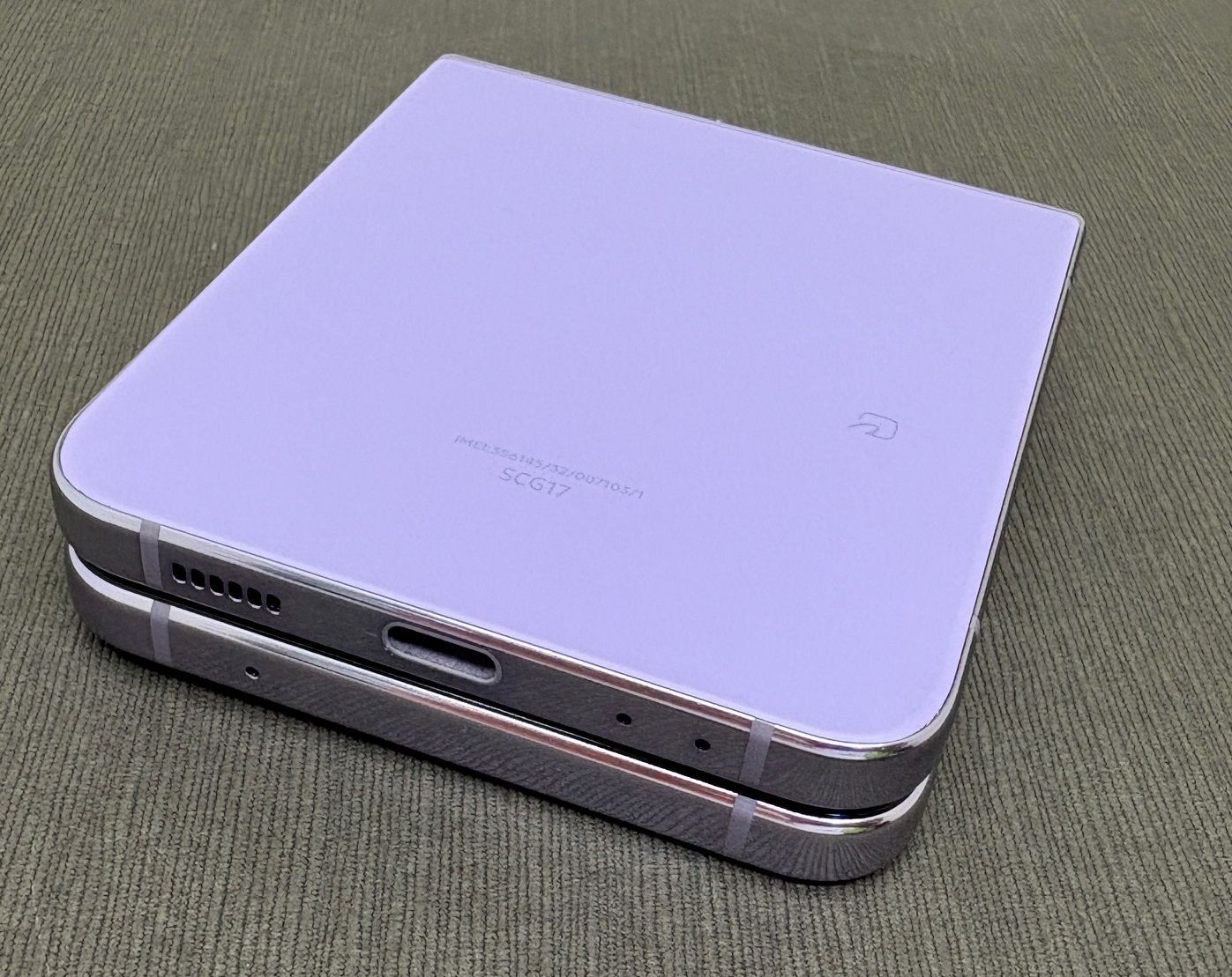 ジャンクです！！ Galaxy Z Flip4 パープル 本体 Galaxy z flip4 ボラパープル 本体 SIMフリー 5G 256GB Aランク