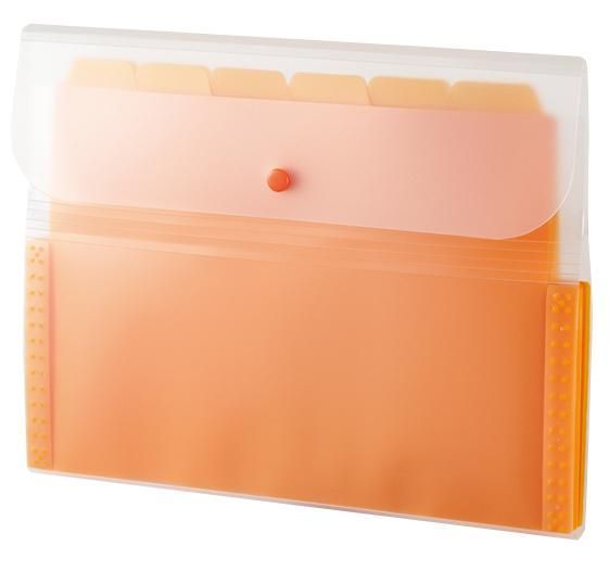 まとめ セキセイ アクティフ ドキュメントホルダー13ポケット オレンジ ACT-3912-51 ×20セット