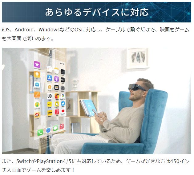 ENMESI エンメス 3Dヘッドマウントディスプレイ VR ゴーグル-