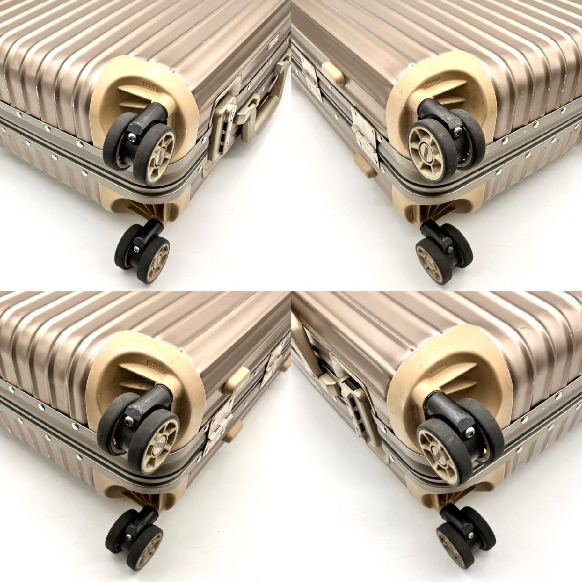 リモワ RIMOWA トパーズ チタニウム スーツケース シャンパン