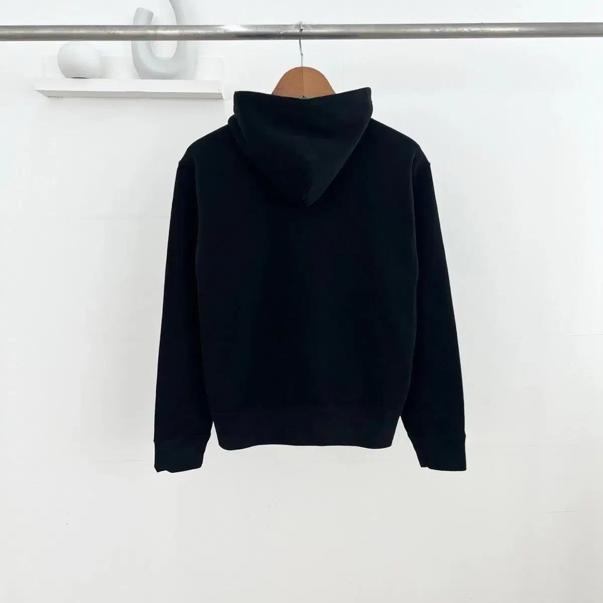コム デ ギャルソン ブラック フードジップアップ NOITHATQUANGTHANH_NET