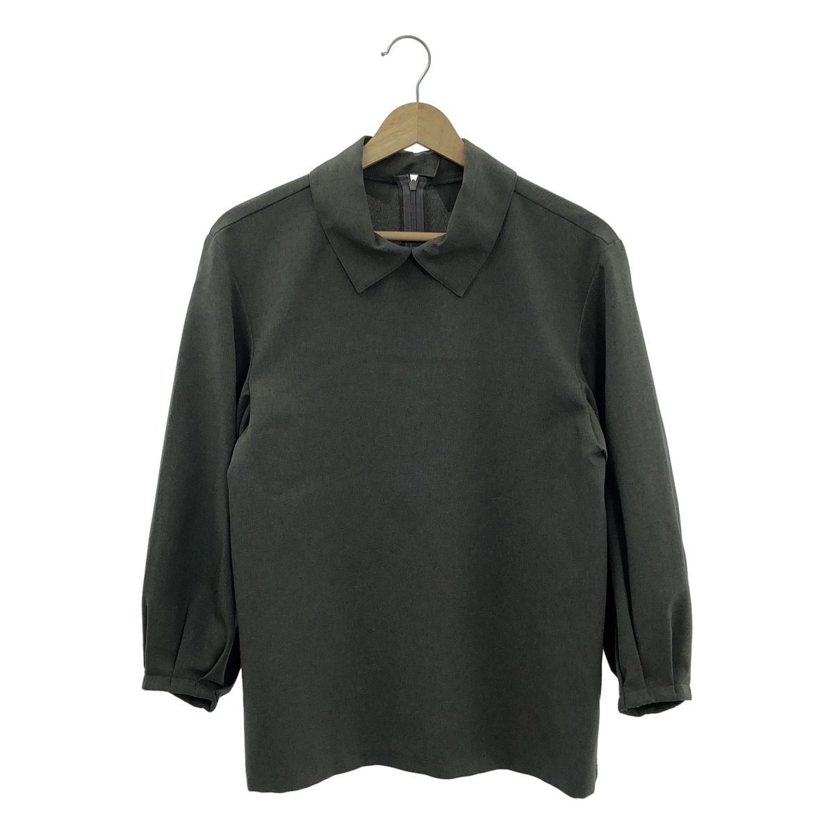 【美品】foufou tricot shirts collar blouse ≪通常販売≫tricot shirts collar blouse（トリコットシャツ