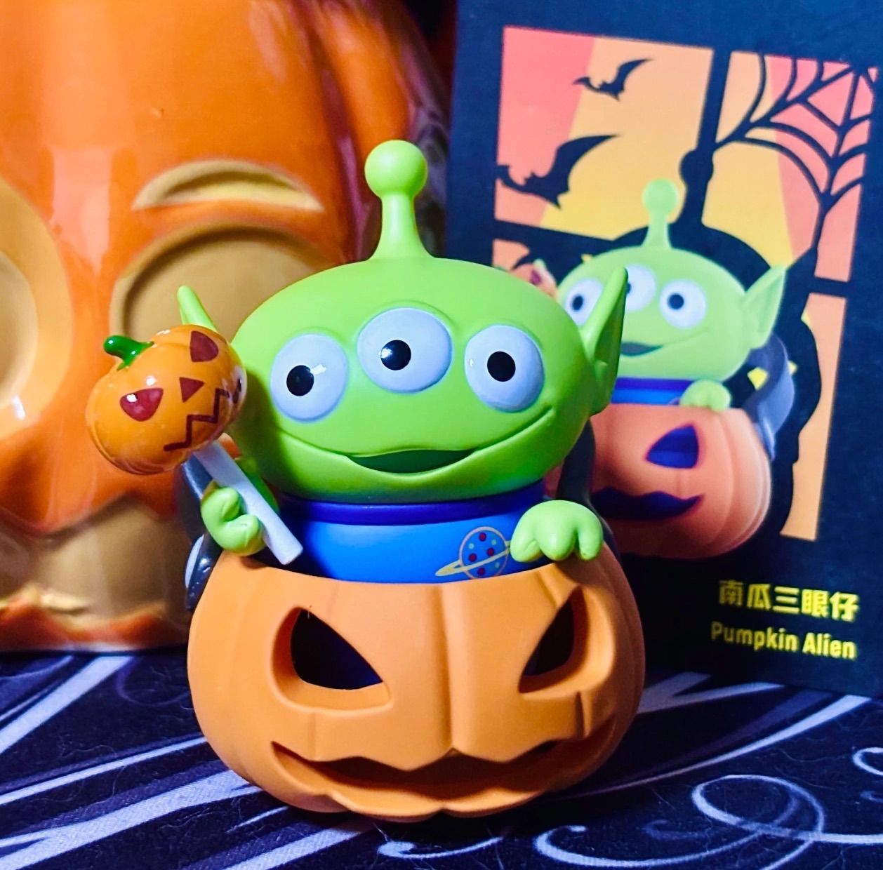 大人气】Disney ToyStory x POPMART ディズニー トイストーリー ポップマート “Spooky Night”  “2024Halloweenハロウィン限定” 中国限定 置物ブラインドボックス【モデル：Alienエイリアン南瓜三眼仔】1点 - メルカリ