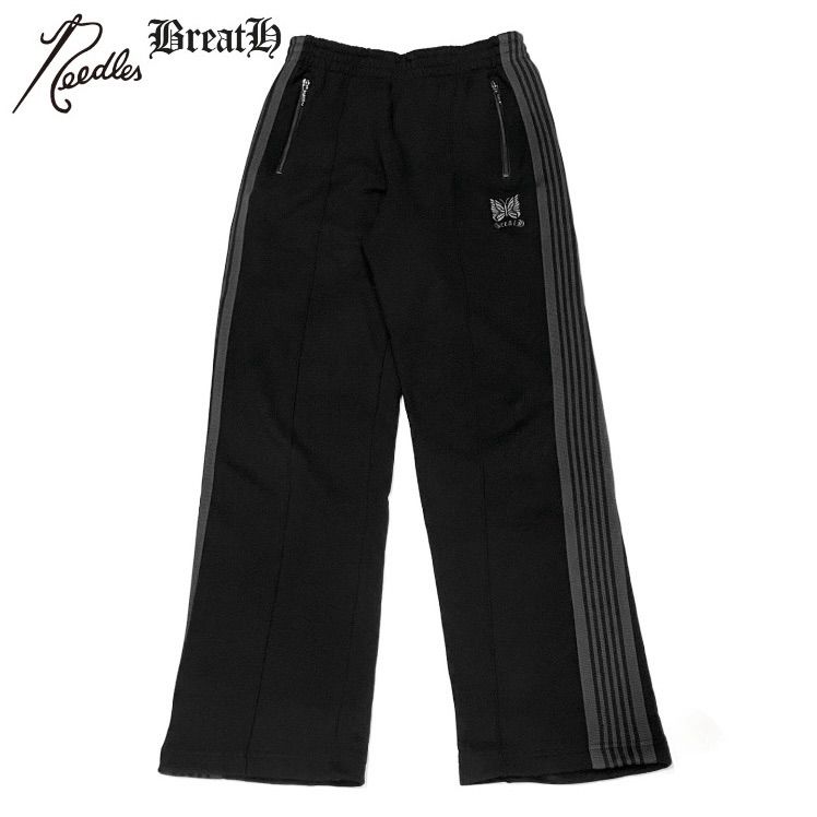 BREATH ブレス × Needles ニードルス スウェットパンツ トラックパンツ QV1588 ブラック グレー XS