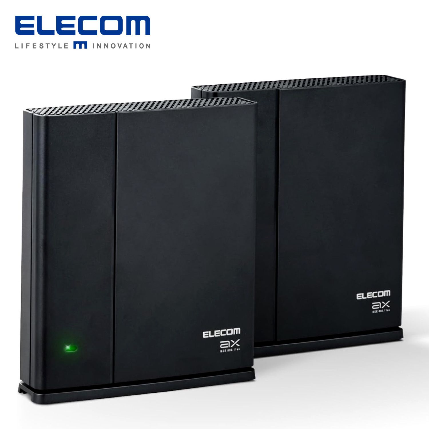 爆買い，お買い得 ELECOM WiFi 無線LANルーター 親機 + 中継器 EasyMesh対応  IPv6 IPoE  WMC-2LX2-B エレコム (08) 無線LANルーター