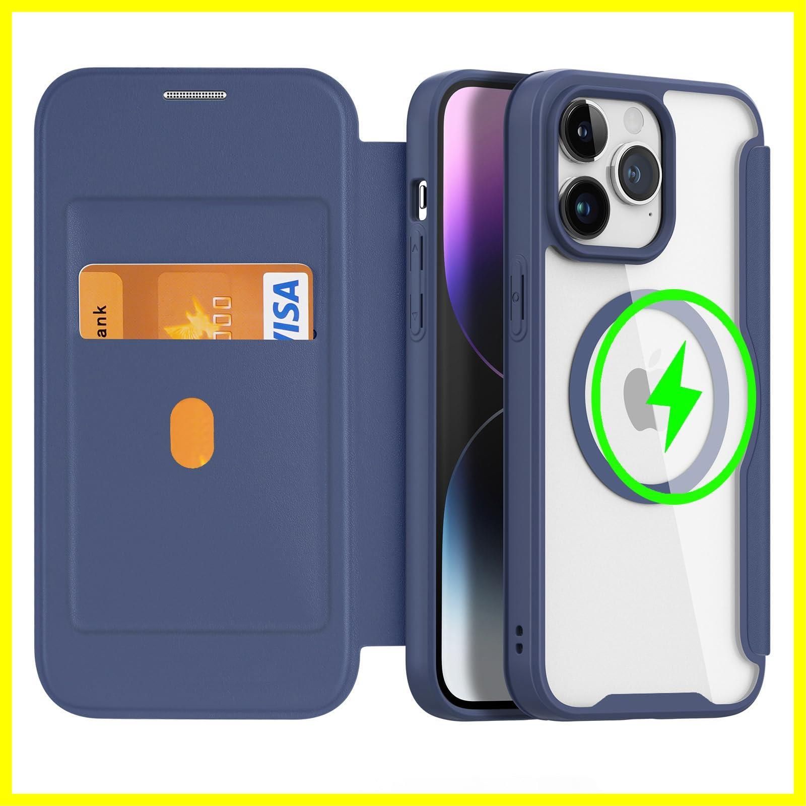 【人気商品】カード入れ マグネット式 ワイヤレス充電対応 PU革 手帳 レザー マグセーフ スマホケース ケース 軽量 ケース 薄型 ケース プロ 防塵 15 耐衝撃 15 全面保護 アイフォン 携帯ケース カード収納 アイホン Pro Pro 15 いpho