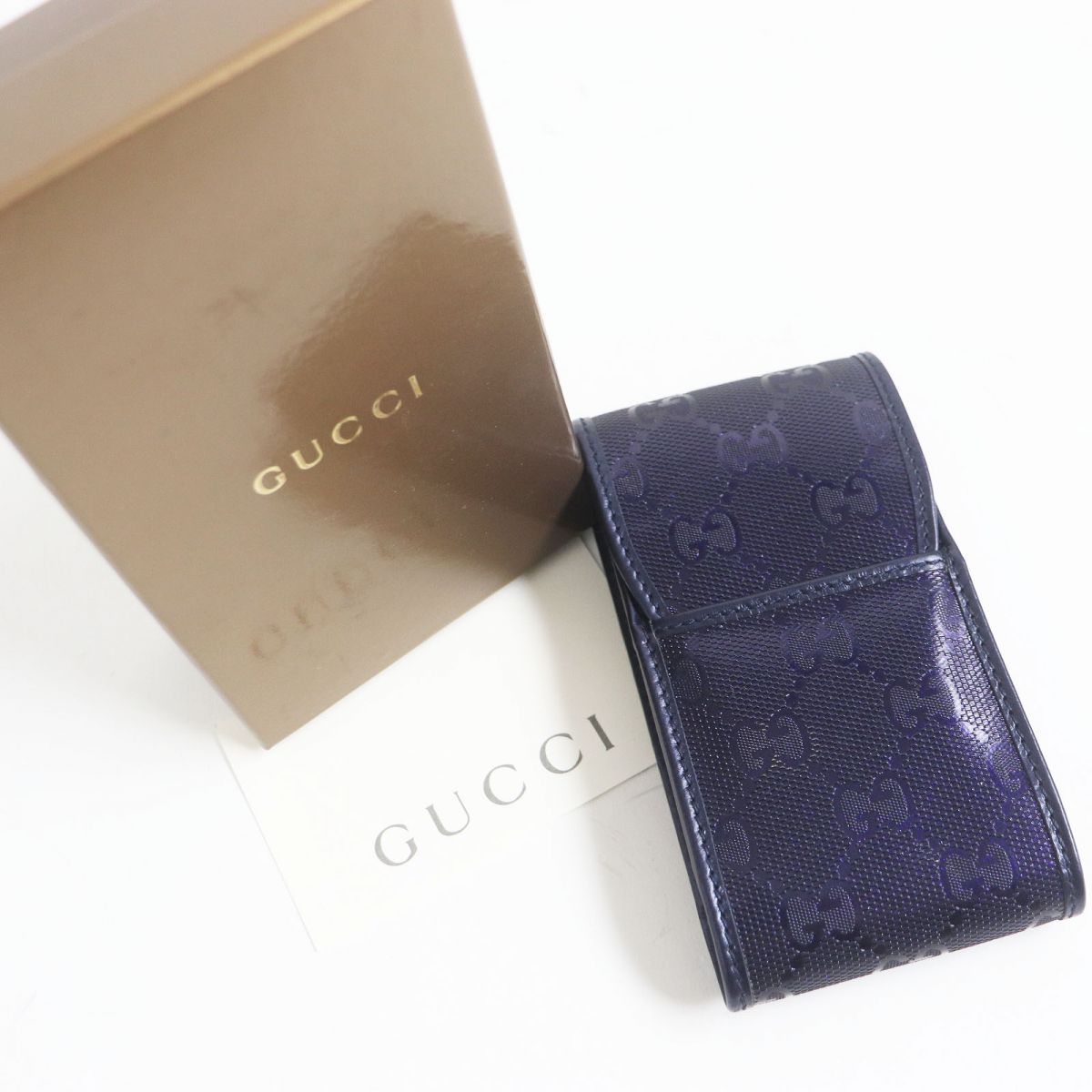 未使用品□GUCCI/グッチ 131716 GGインプリメ ロゴ総柄 コーティング