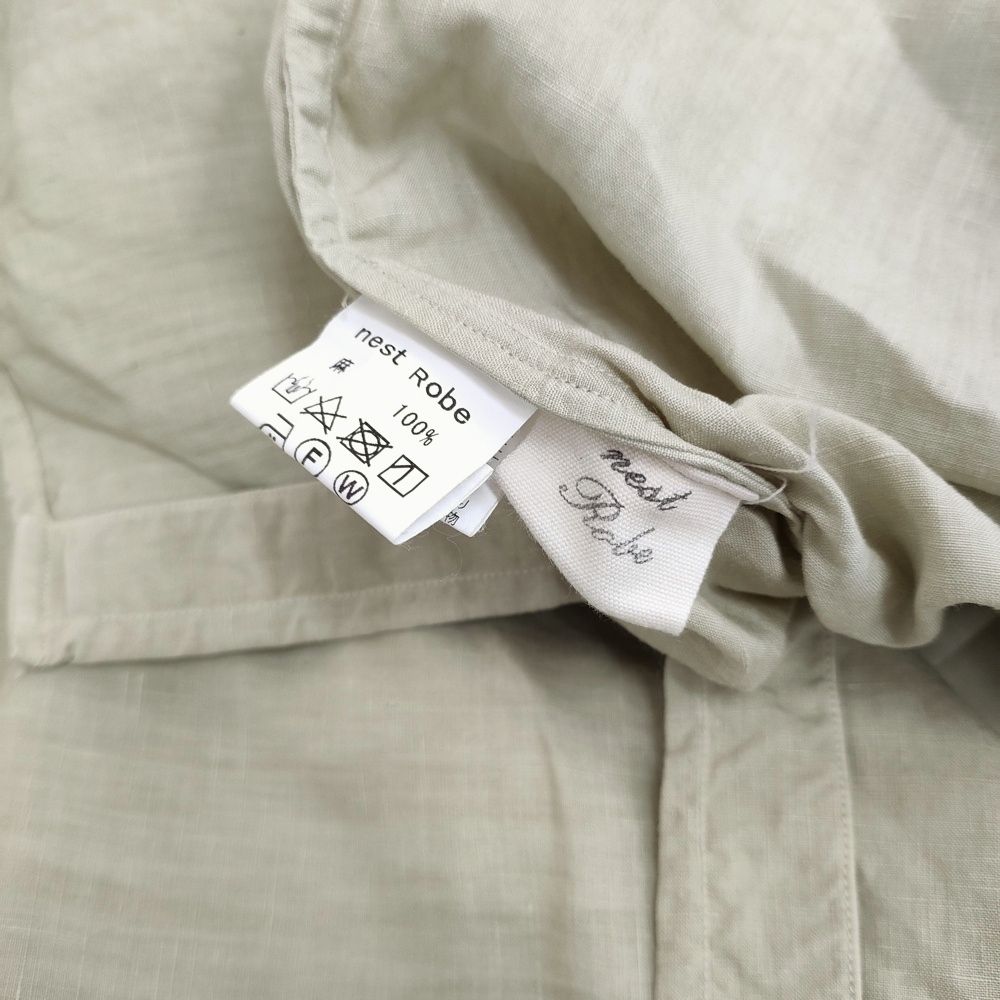 美品 nest Robe ネストローブ リネン オープンカラー ロング シャツ 晴れの日も 雨の日も | 吉祥寺店 | nest Robe Shop Blog | nest