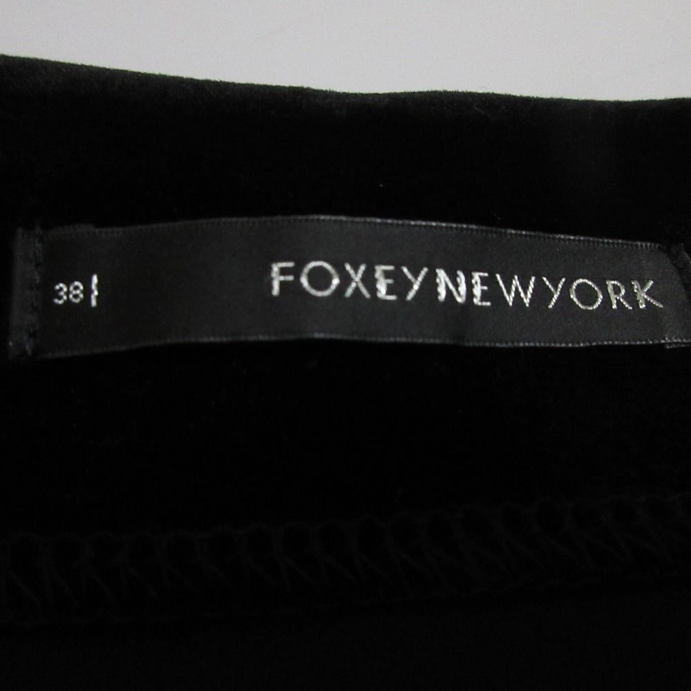 美品 FOXEY NEW YORK フォクシーニューヨーク ベロア ショート