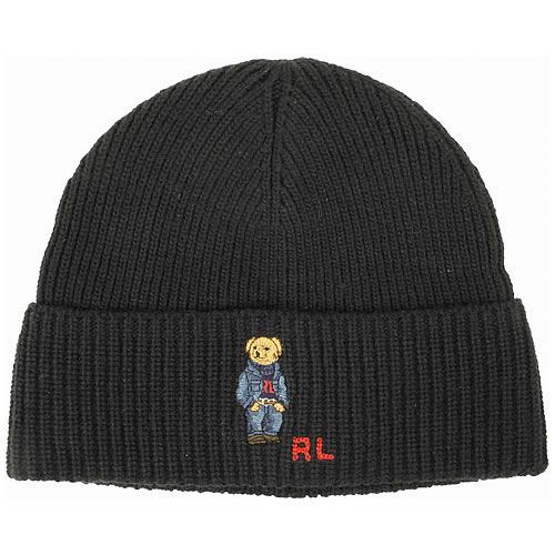 【美品】ポロ ラルフ ローレン ニット帽 ウール カシミヤ混 ポロ ラルフローレン POLO RALPH LAUREN ニット帽 ニット