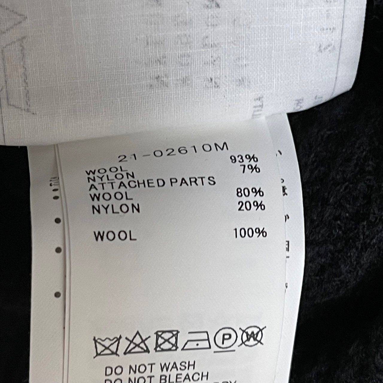 sacai サカイ 21AW Wool Knit Pullover ノルディック柄ウールニット