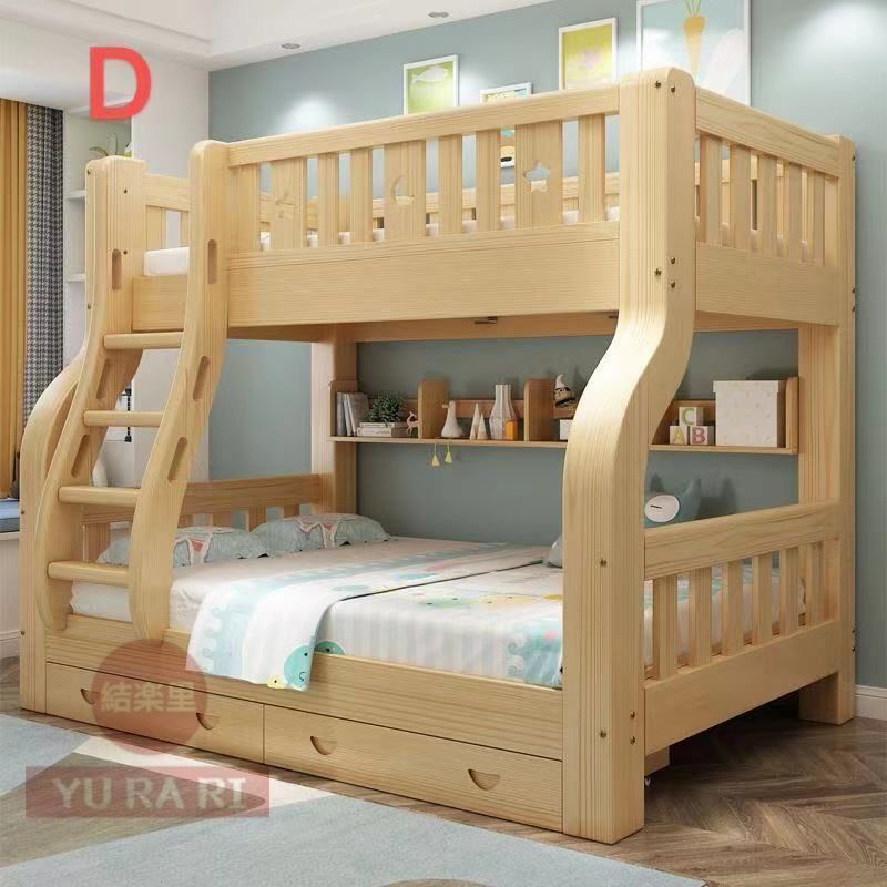 木製実木子母ベッド二段ベッド上下上下上ベッド高低ベッド子供ベッド大人母子ベッド