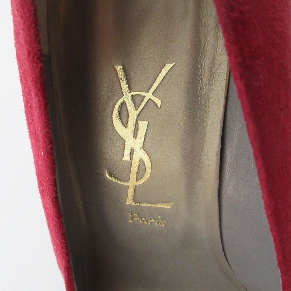 YVES SAINT LAURENT イヴサンローラン スエード ラウンドトゥ YVES SAINT LAURENT イヴサンローラン スエード ラウンドトゥ