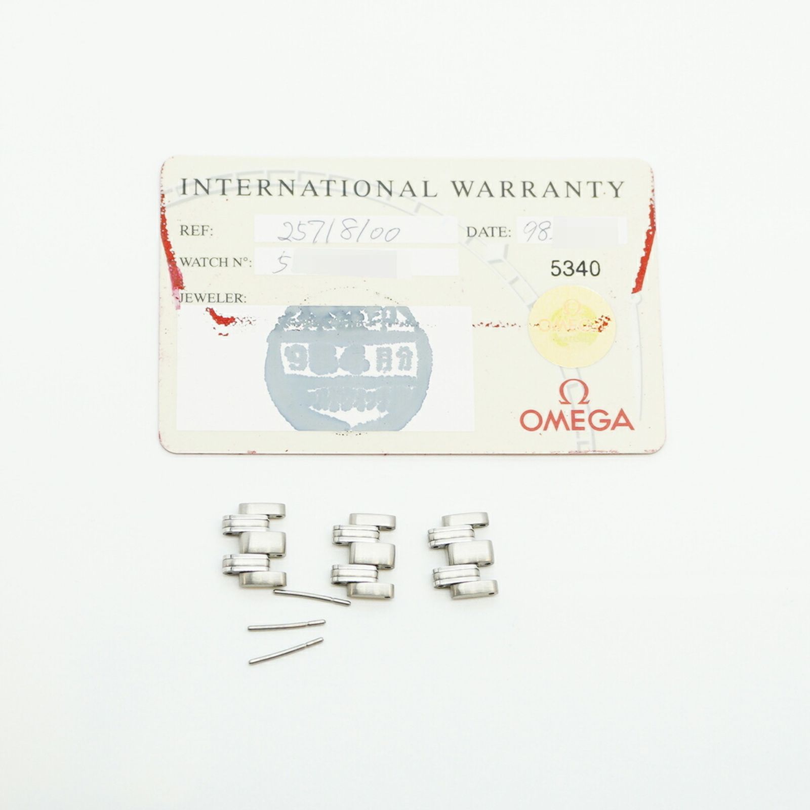 オメガ シーマスター 2571.81 青文字盤腕時計 レディース