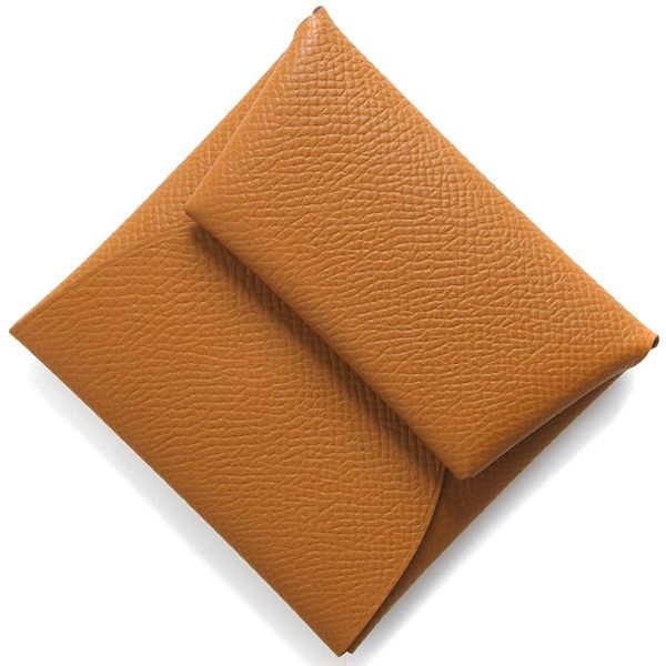 エルメス HERMES コインケース バスティア ヴォーエプソン シルバー金具 BASTIA BVEAUEPSOM B刻印 【箱】【中古】