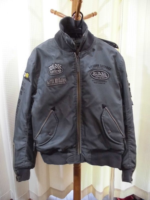 (使用品)  Von Dutch ボンダッチ　 MOTORS　ジャケット 使用品) Von Dutch ボンダッチ MOTORS ジャケット - メルカリ