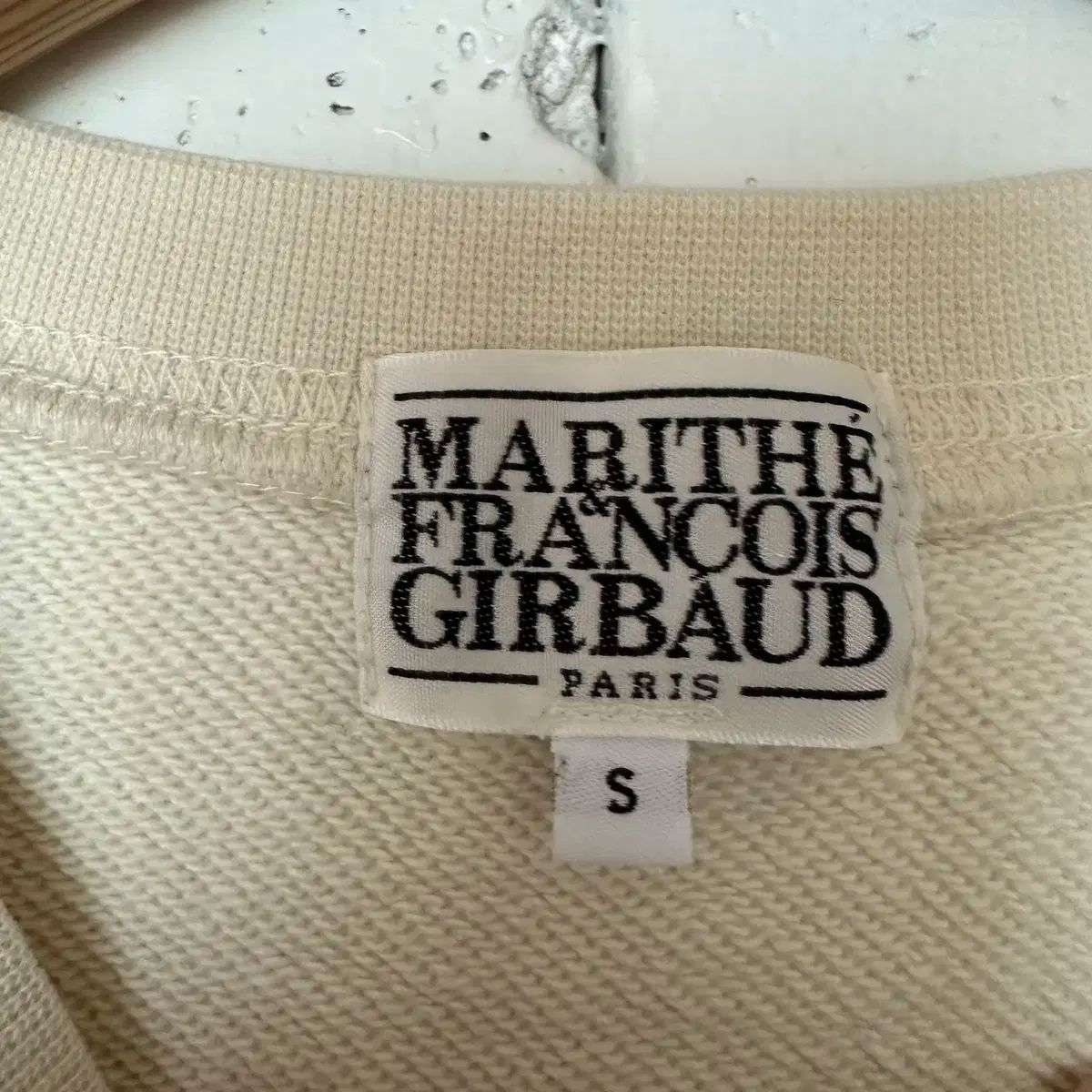 【日本未発売】マリテフランソワジルボー スウェットトレーナー 襟付き　Sサイズ 日本未発売】マリテフランソワジルボー スウェットトレーナー 襟付き S