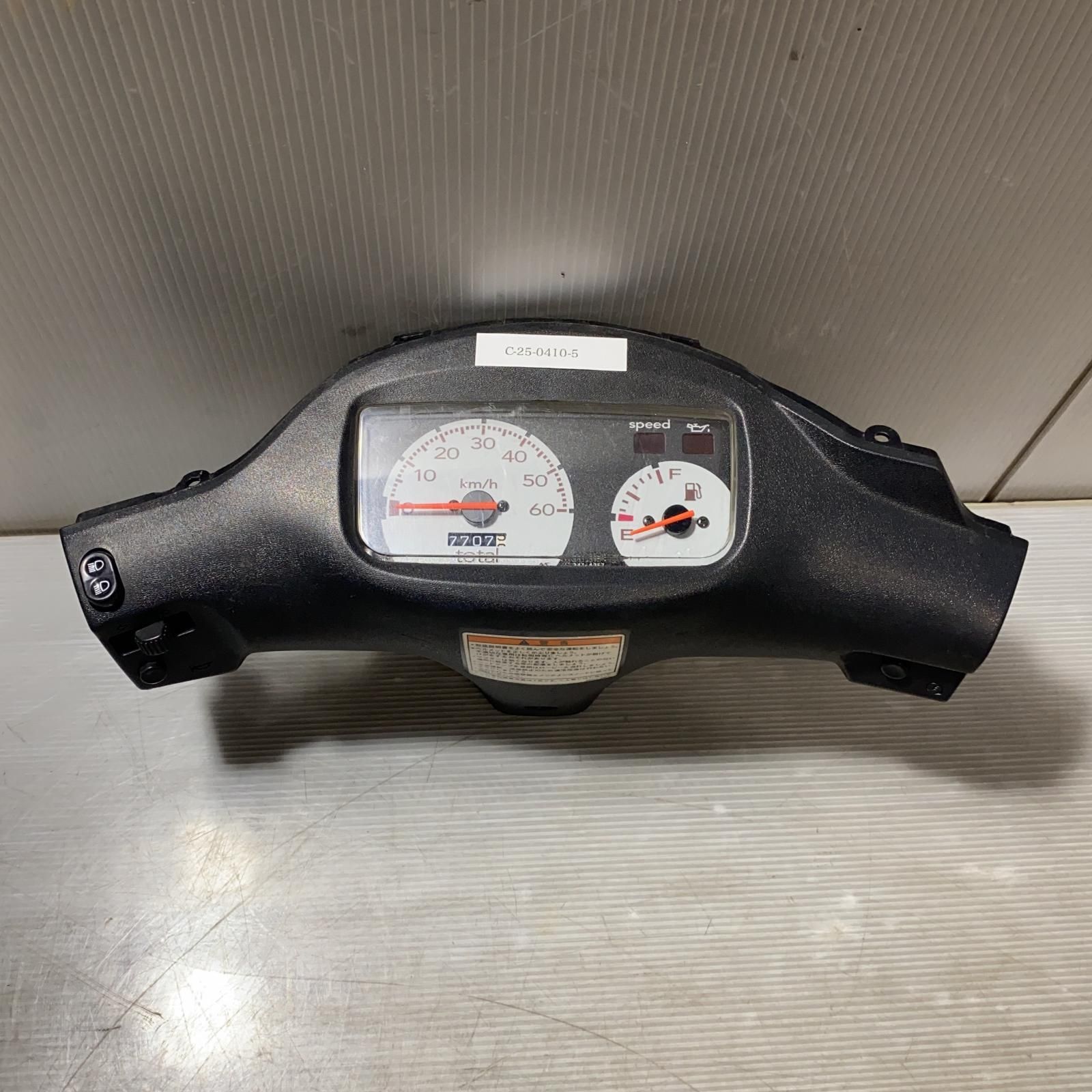 HONDA レッツ２ CA1PA メーター メーターカバー　Let's ホンダ [C-25-0410-5] HONDA レッツ2 CA1PA メーター メーターカバー Let's ホンダ - メルカリ