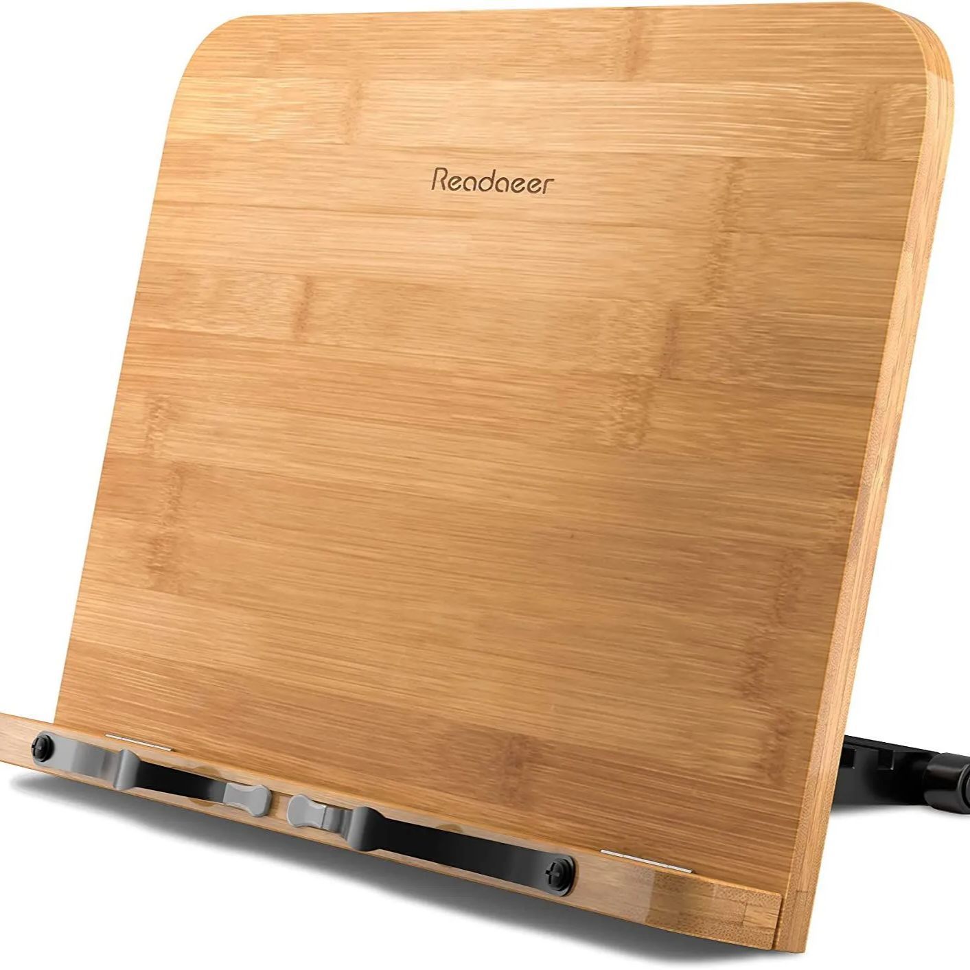 送料無料】新品未使用 Readaeer BamBoo ブック ホルダー スタンド