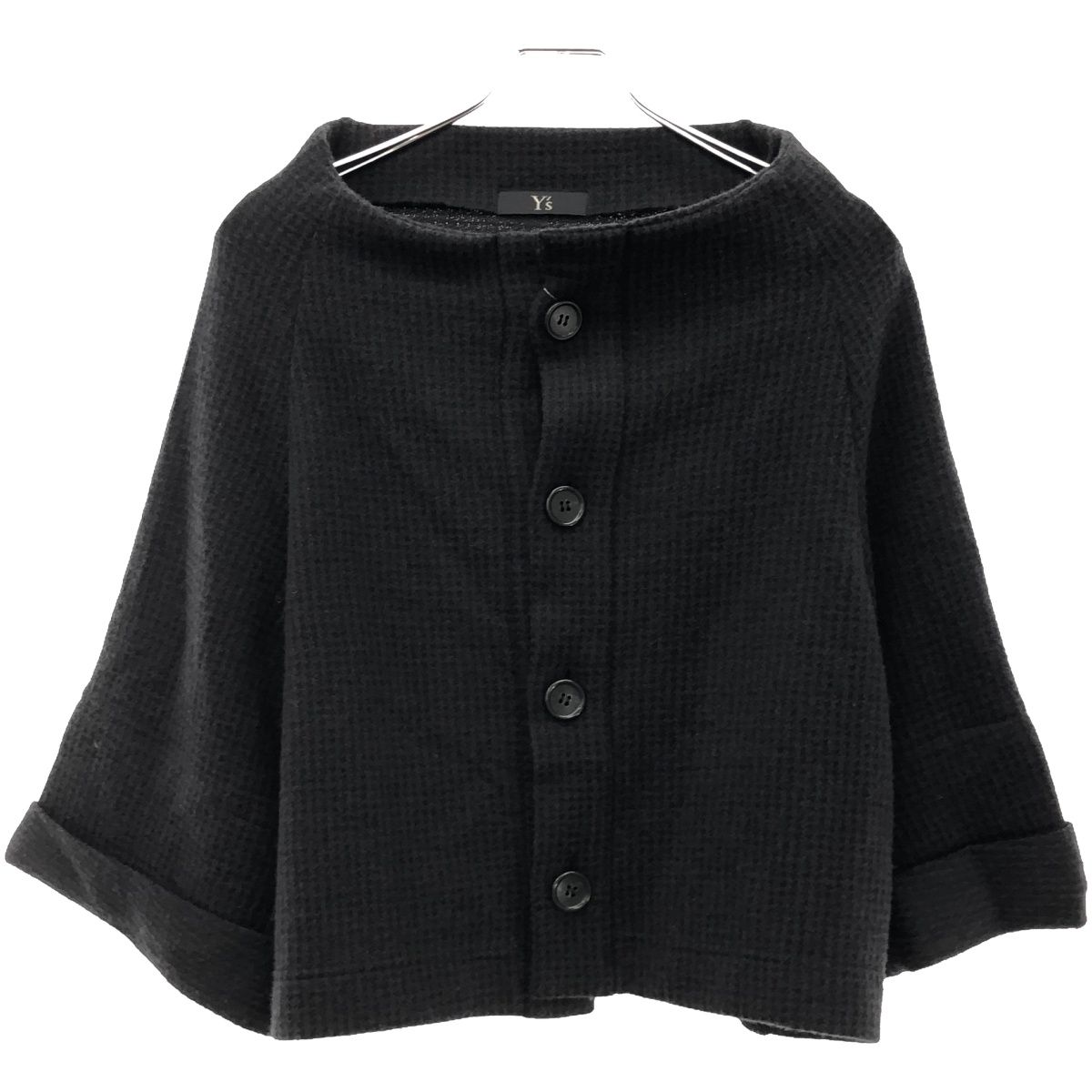 Y's ワイズ 23AW HOUNDSTOOTH JACQUARD 4-BUTTON JACKET ハウンド