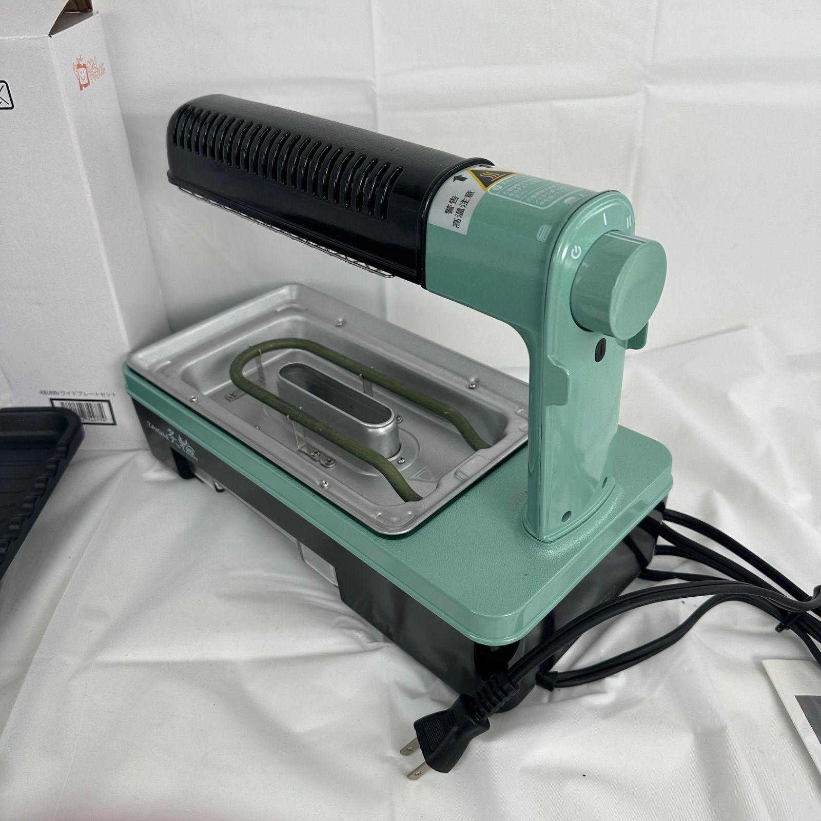 ZAIGLE ザイグル あぶりん 炙輪 無煙ロースター グリーン - メルカリ