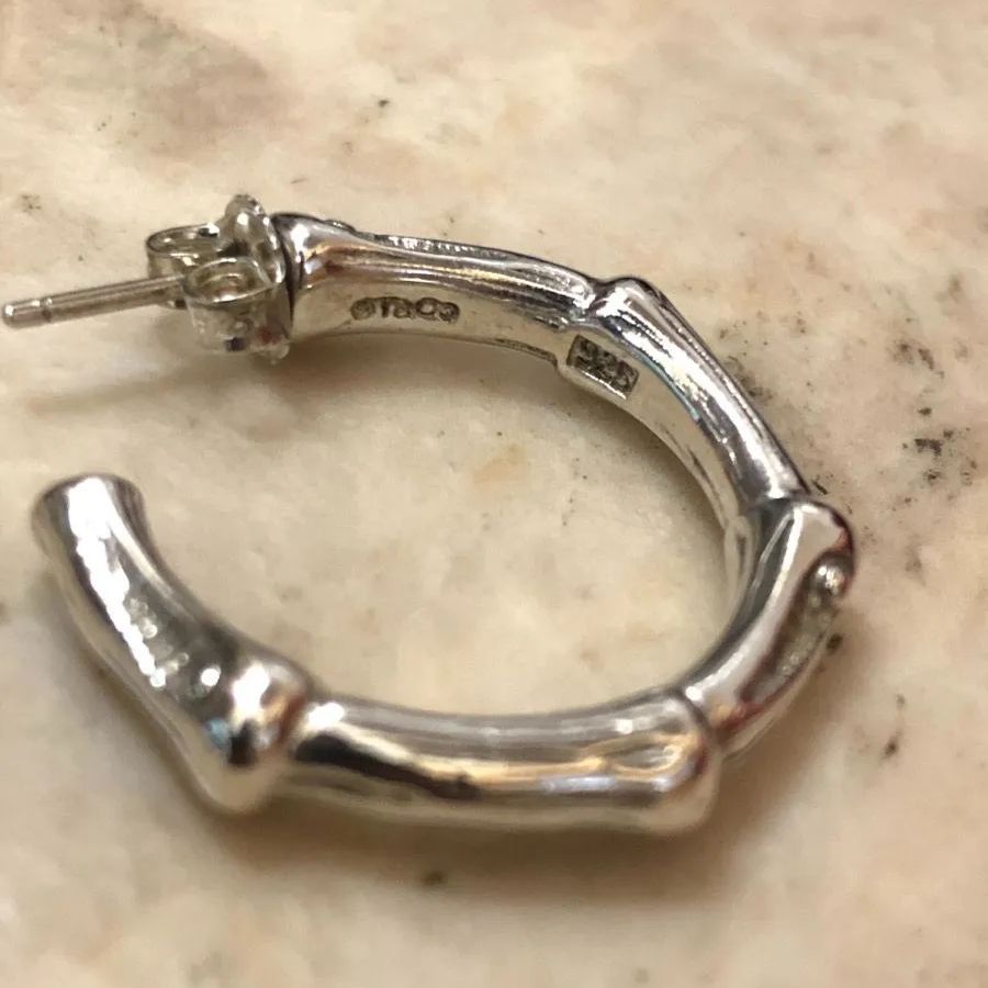 Tiffany ティファニー バンブー ピアス 925 片方のみ - メルカリ