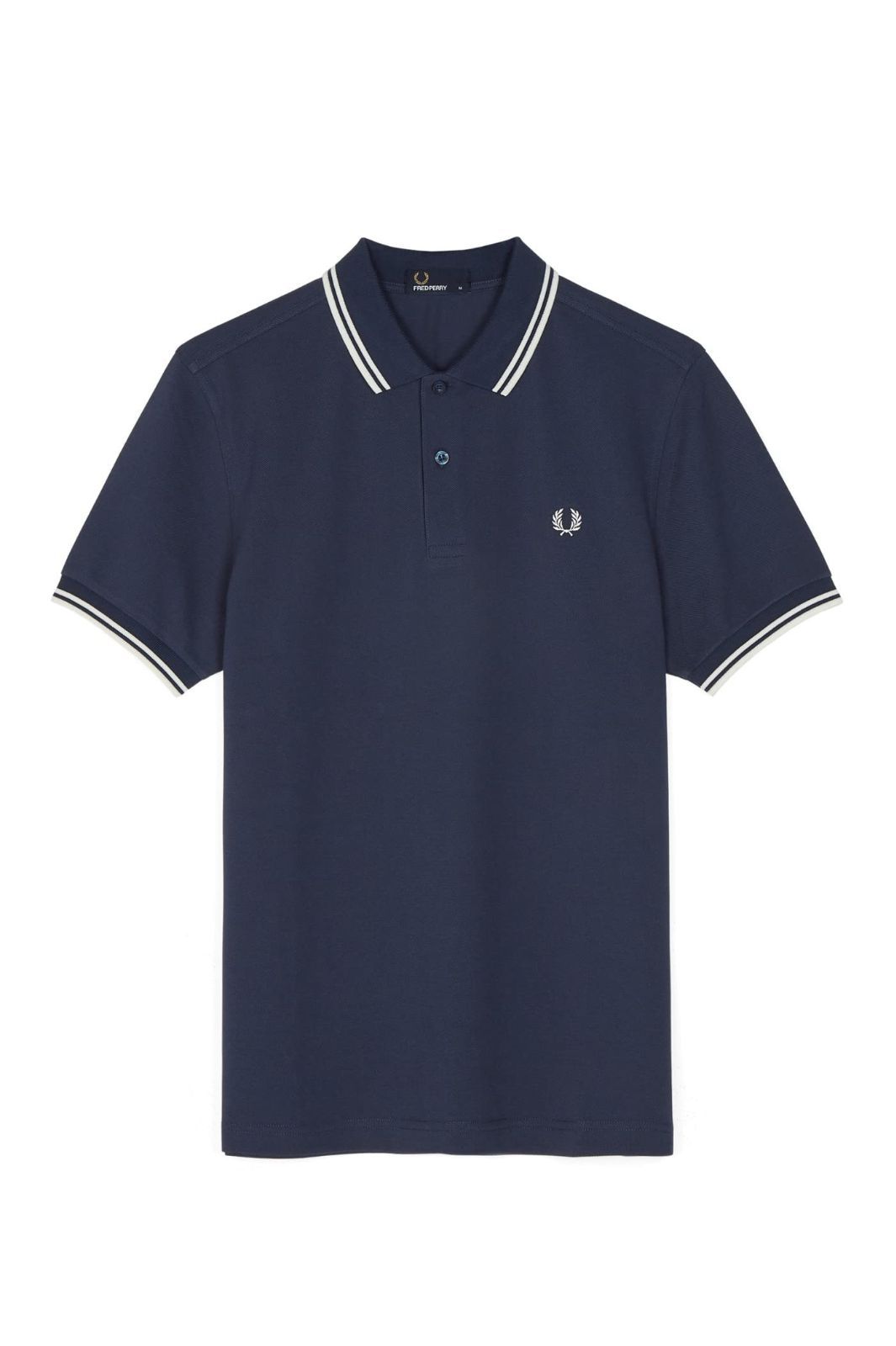 Size L_Color ネイビー FRED PERRY フレッドペリー ポロシャツ メンズ 半袖 Twin Tipped Fred Perry Polo Shirttシャツ 無地 夏 ゆったり カジュアル 通気性 L ネイビー