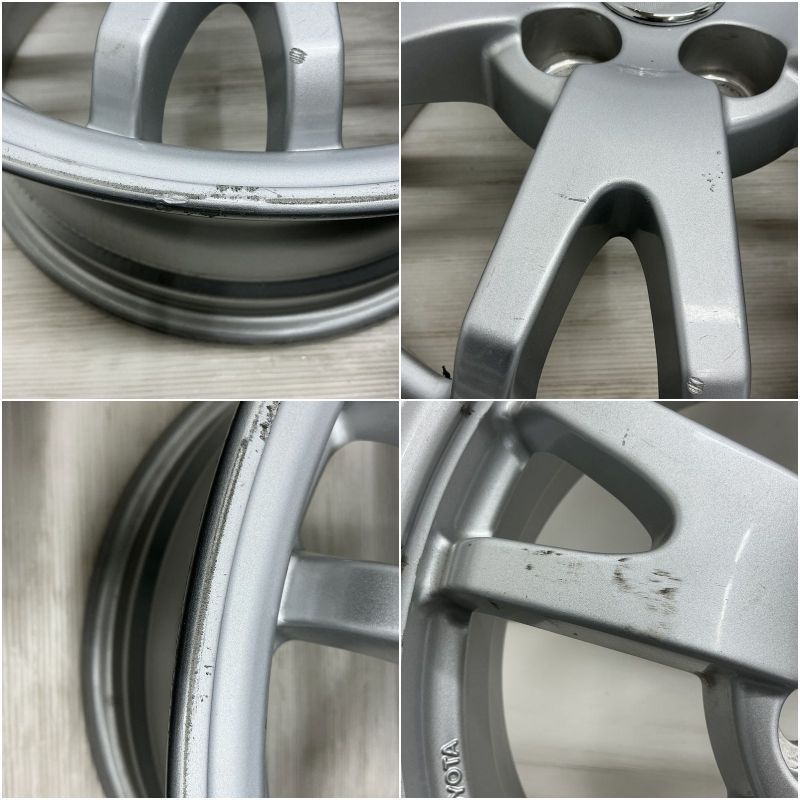 中古 15インチ アルミ トヨタ プリウス 純正 4本セット シエンタ