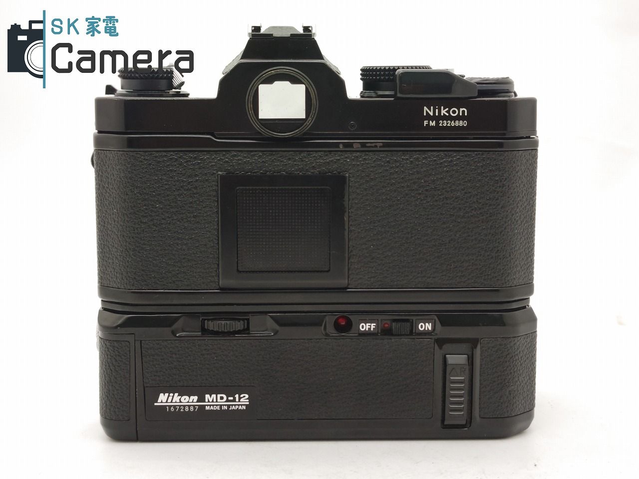 Nikon FM + MD-12 ブラック ニコン 良 - SK家電メルカリShops - メルカリ