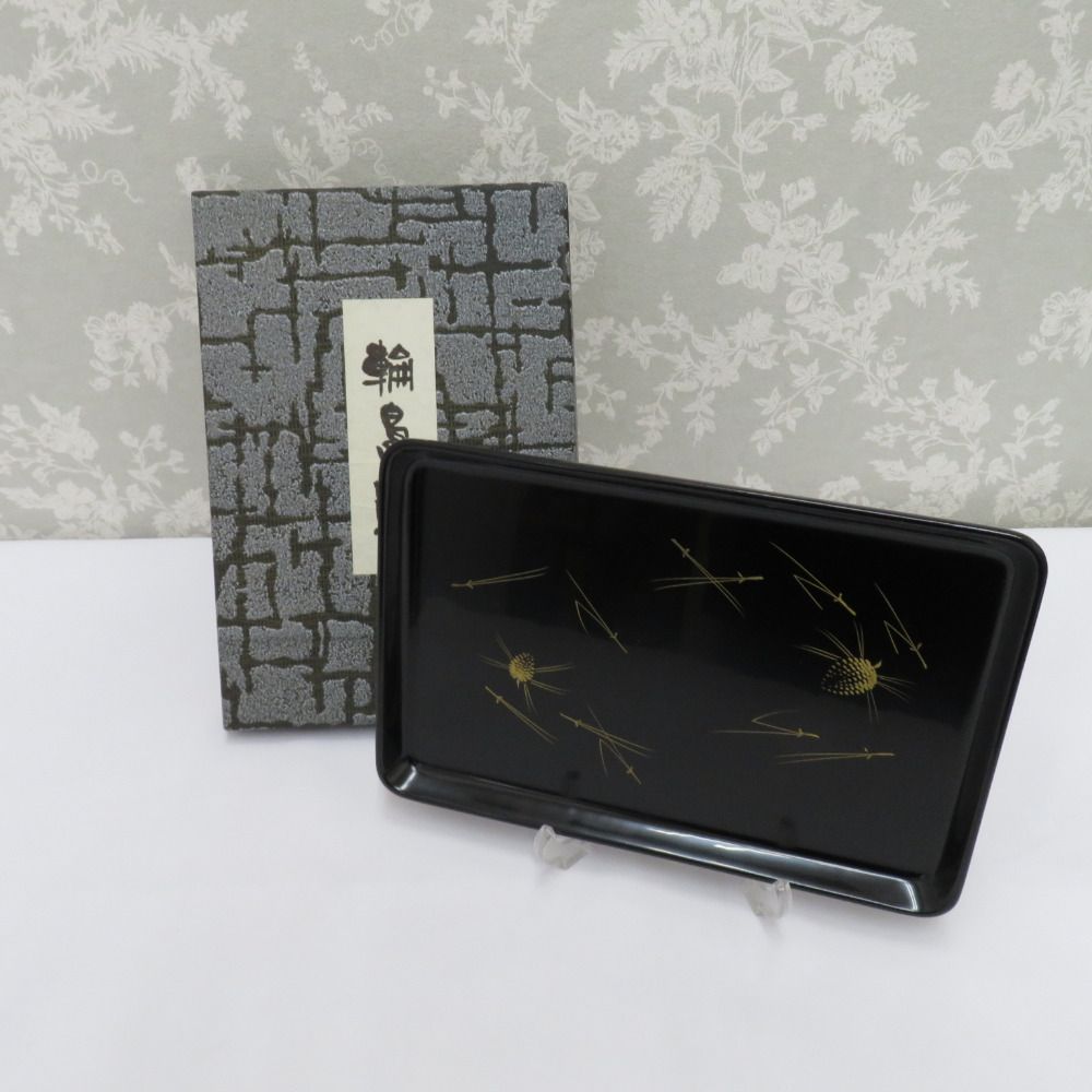 新品未使用 輪島塗 お盆 トレー 漆器 蒔絵沈金彫詰 - メルカリ