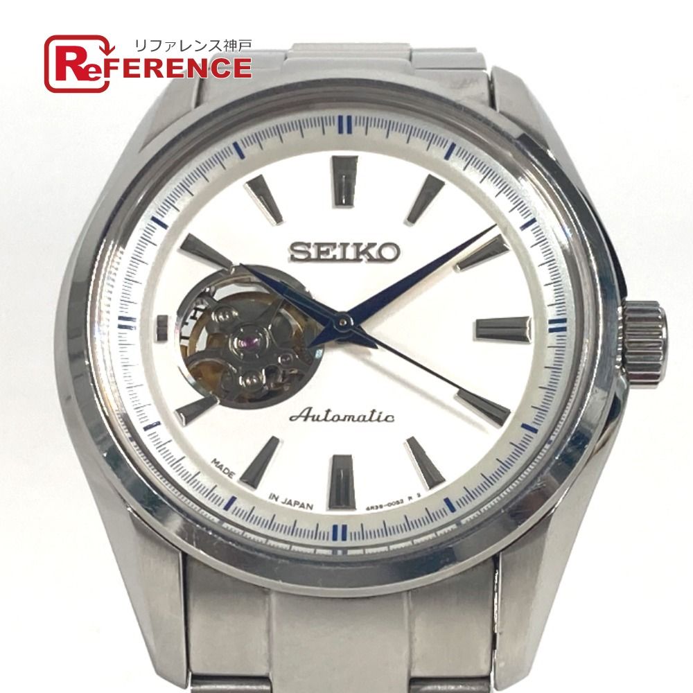 SEIKO セイコー 腕時計 プレザージュ メカニカル 裏スケ 4R38-00S0 SS