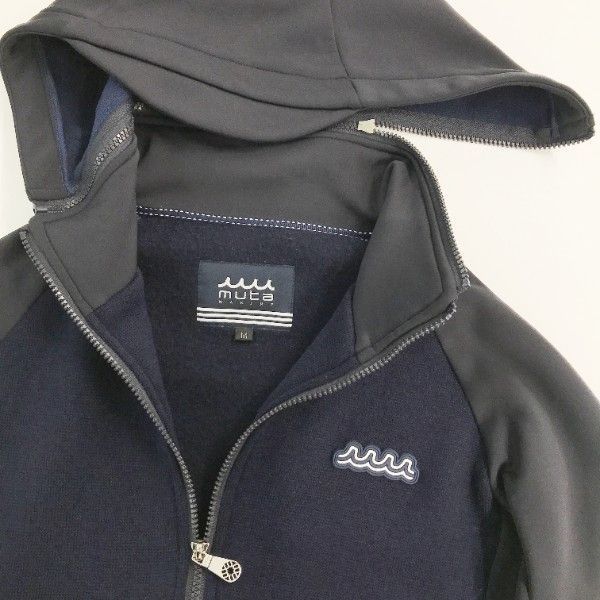 MUTA MARINE ムータマリン 2WAY ニット 切替 ジャケットXL MUTA MARINE ムータマリン 2WAY ニット 切替 ジャケットXL