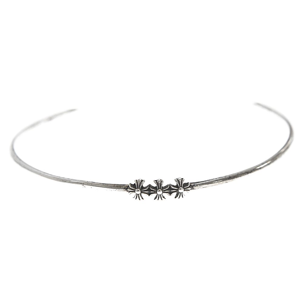 CHROME HEARTS (クロムハーツ) CH PLUS BUBBLEGUM BANGLE 3CHプラス バブルガムバングル ブレスレット シルバー  - メルカリ