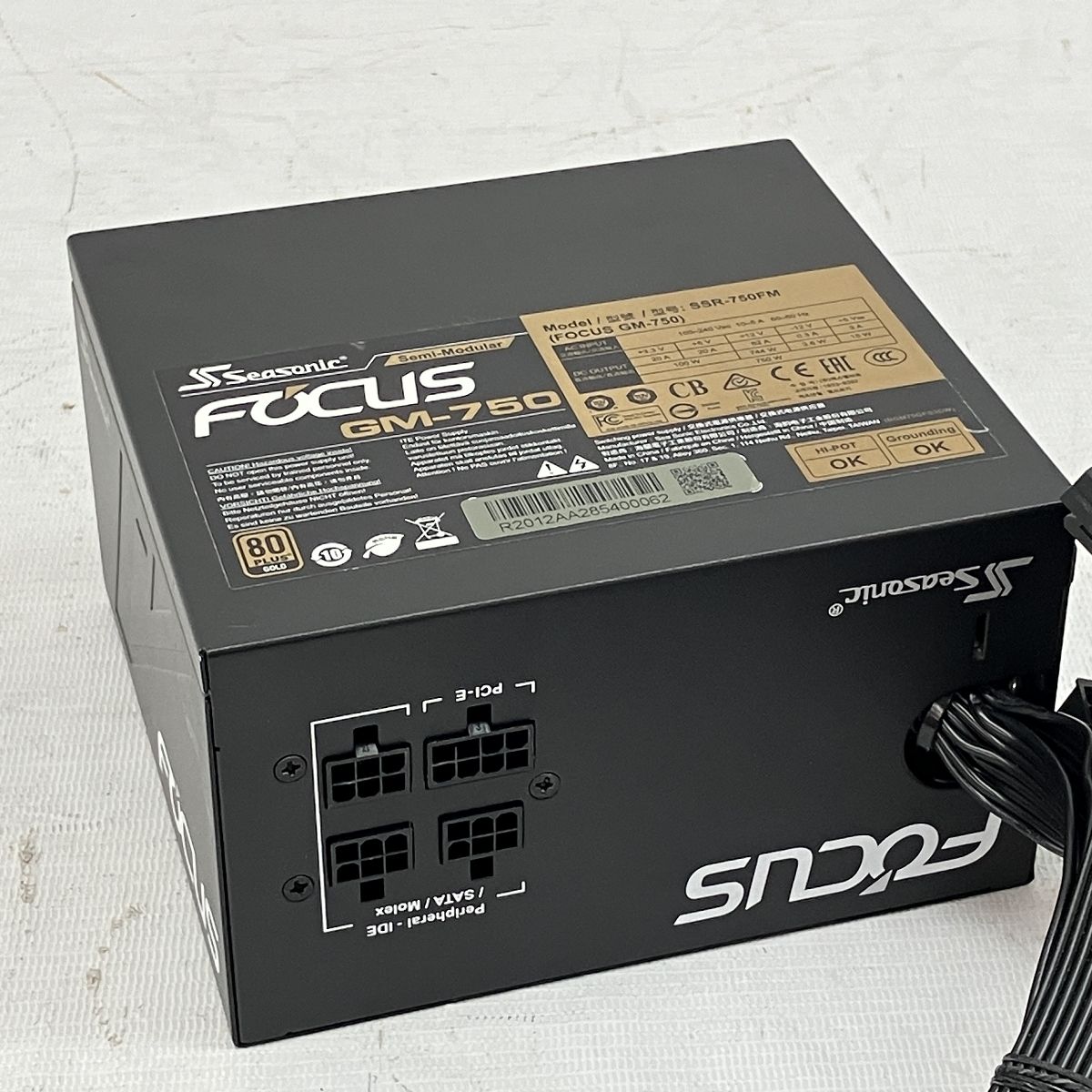 Seasonic 750w電源 SSR-750FM 80PLUS GOLD認証 ATX電源 PC パーツ 周辺機器 シーソニック ジャンク  C8836457 - メルカリ