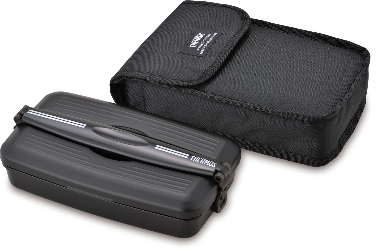 売切注意 お早めに 弁当箱 フレッシュランチボックス 800ml サーモス ディープブラック DJB-806 DPBK