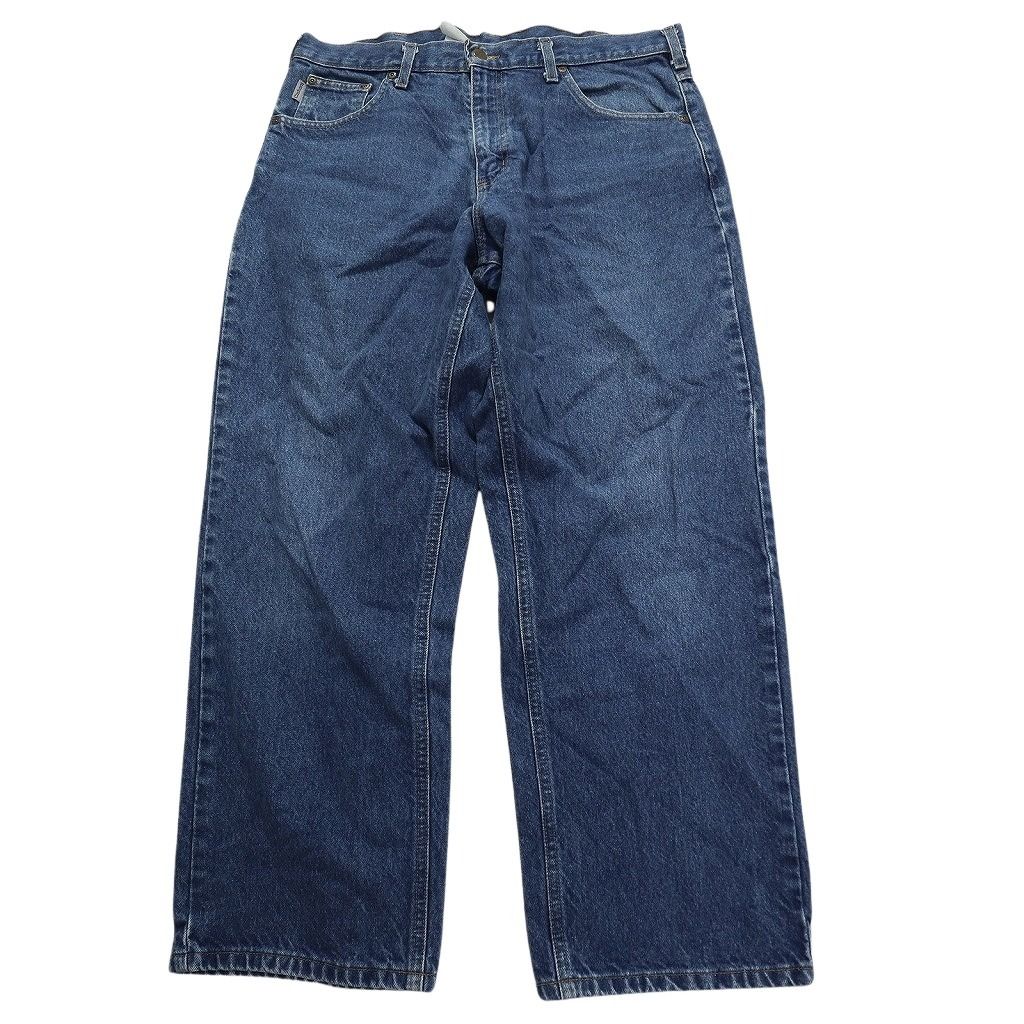 古着卸 カーハート Carhartt デニム パンツ 6枚セット メンズ 36 インディゴブルー フェード レッド 古着 NC1298