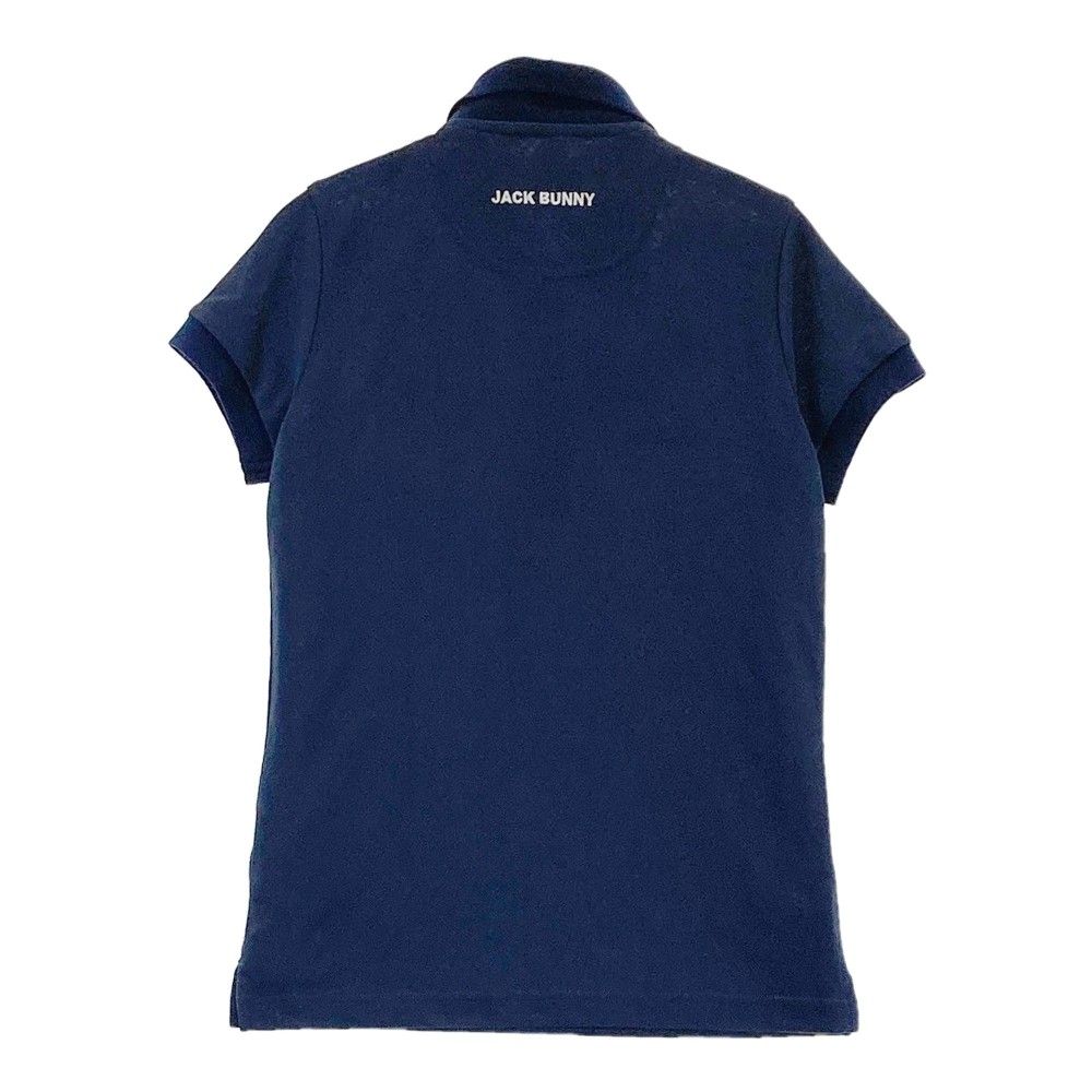 サイズ：0 JACK BUNNY ジャックバニー 半袖ポロシャツ ネイビー系