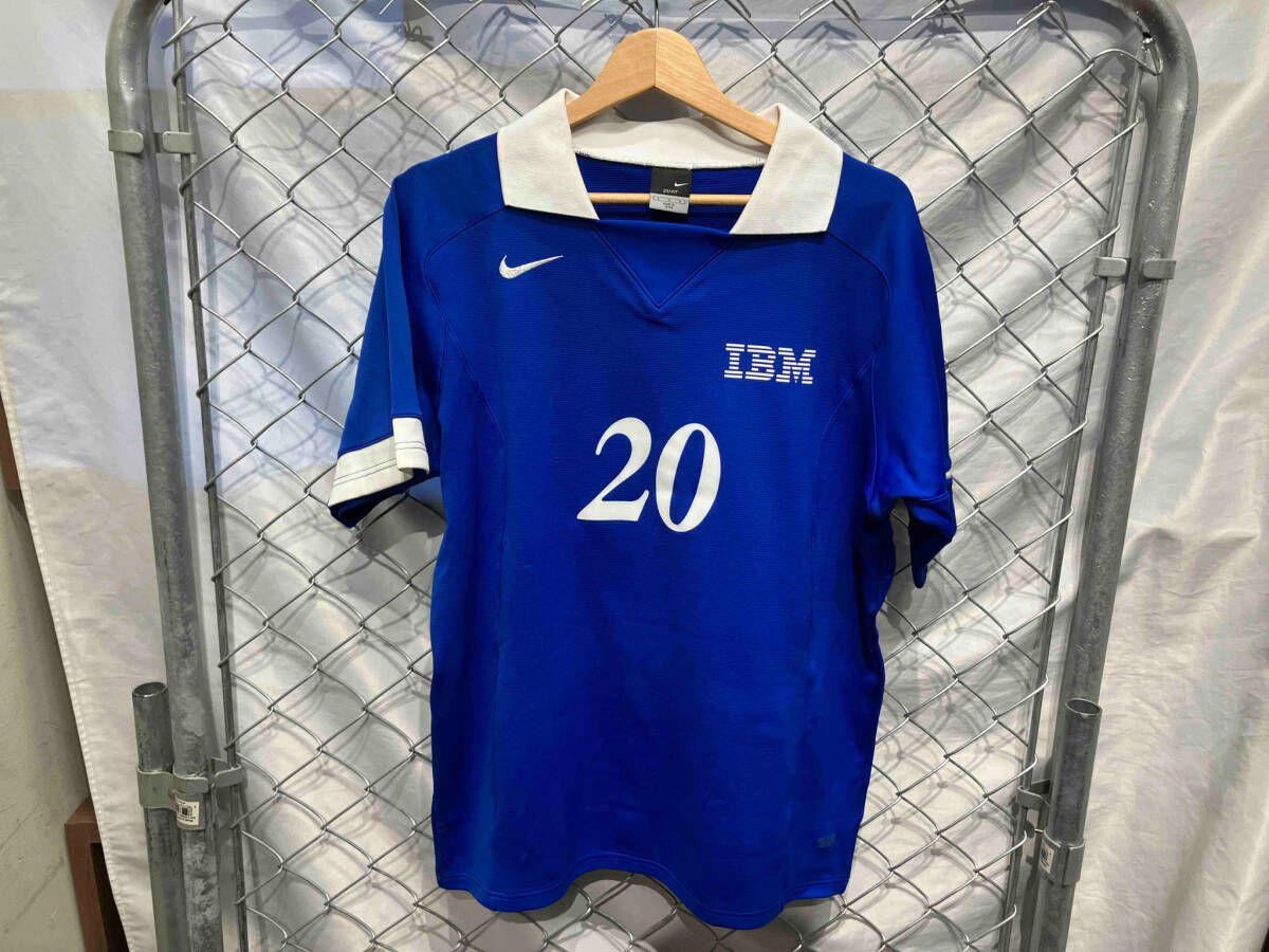 NIKE ナイキ IBM 20 ゲームシャツ 半袖Tシャツ ブルー Lサイズ